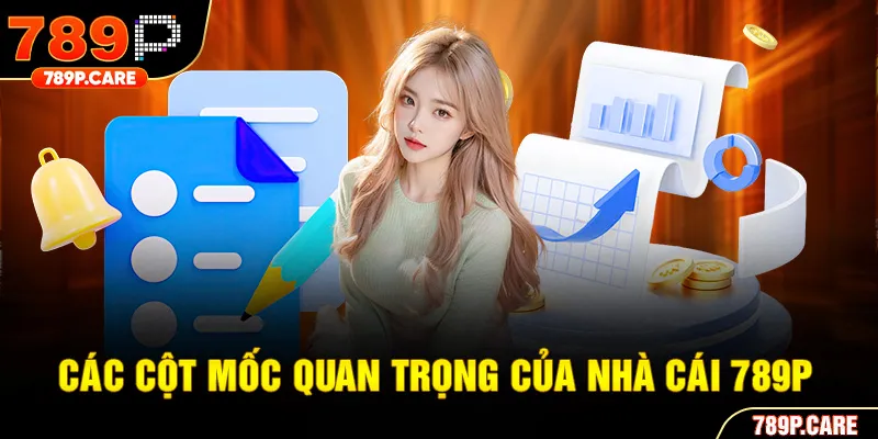 Các cột mốc quan trọng của nhà cái 789P